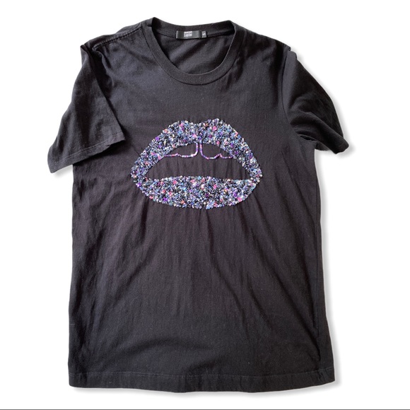 Markus Lupfer • Lara Lip Sequin T-Shirt - Picture 7 of 11